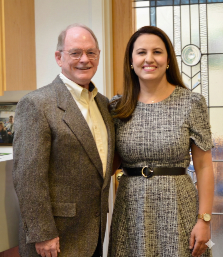 Dr. Bhattarai and Dr. Taylor working on the transition