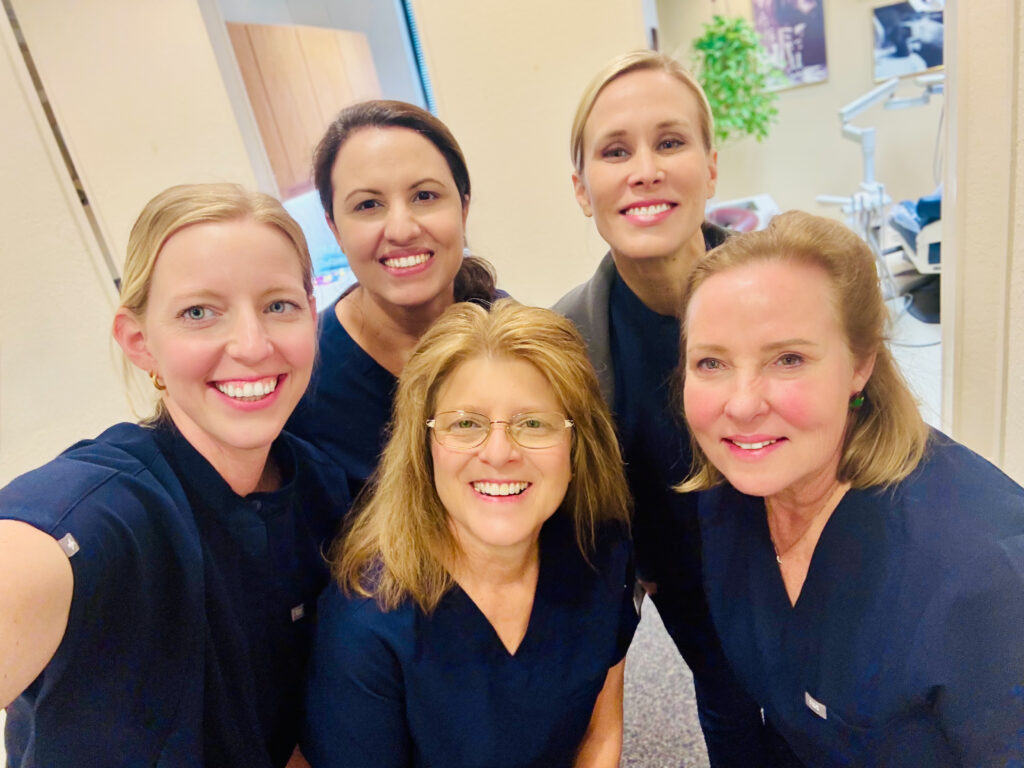 Just another day, enjoying work at Legacy Dental of Denton